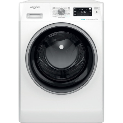 WHIRLPOOL - FFB 1048 BSV IT Lavatrice 10kg, classe A -20%, colore bianco, Motore Inverter BPM, 1400 giri, Display digitale XL - 2240017917