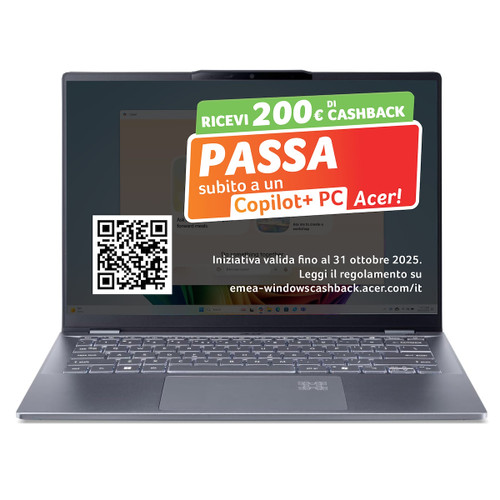 ACER - NOTEBOOK SWIFT 14 AI SF14-51-76CA - 14 POLLICI - GRIGIO - 2240017155 ACER - NOTEBOOK SWIFT 14 AI SF14-51-76CA - 14 POLLICI - GRIGIO - 2240017155