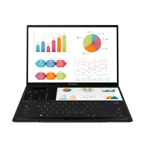 ASUS - ASUS Zenbook Duo OLED UX8406MA-PZ286W con processore Intel® Core™ Ultra 7 Processor 155H, display 14", Gray. - 2240001233 ASUS - ASUS Zenbook Duo OLED UX8406MA-PZ286W con processore Intel® Core™ Ultra 7 Processor 155H, display 14", Gray. - 2240001233