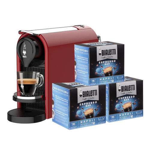 BIALETTI - BUNDLE GIOIA PLUS ROSSO+48CAPS - 2250000128 BIALETTI - BUNDLE GIOIA PLUS ROSSO+48CAPS - 2250000128