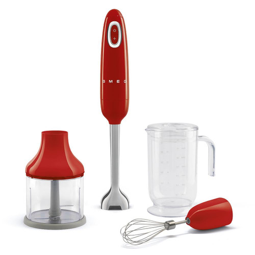 SMEG - Frullatore Immersione con Accessori 50's Style – Rosso LUCIDO – HBF03RDEU - 2240016659 SMEG - Frullatore Immersione con Accessori 50's Style – Rosso LUCIDO – HBF03RDEU - 2240016659