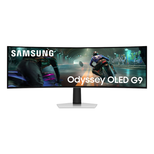 SAMSUNG - S49DG910SU Monitor PC 124,5 cm (49") 5120 x 1440 Pixel Dual QHD OLED Argento - 2240023667