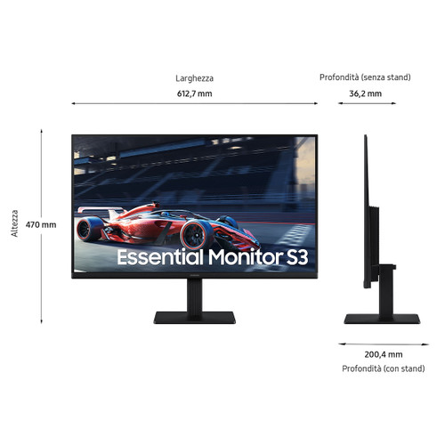 SAMSUNG - Monitor LED Serie S30GD da 27'' Full HD Flat - 2240023100