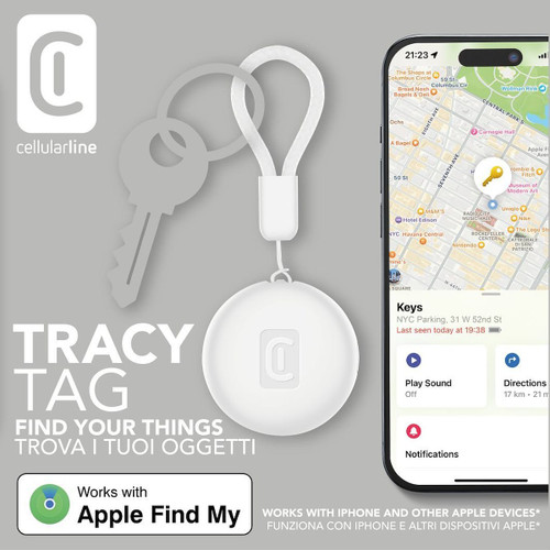 CELLULARLINE - TRACY TAG - DESIGNED FOR IOS - 2240023487