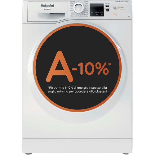 HOTPOINT ARISTON - WPM 911G ADS IT Lavatrice 9kg, classe A -50%, colore bianco, Motore Inverter, 1400 giri, Display digitale, vapore - 2240023449 HOTPOINT ARISTON 0 | bottegaverde.live