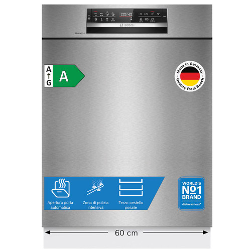 BOSCH - SMU6ECS12E Lavastoviglie sottop. Classe A - 2240019255