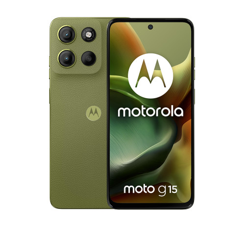 TIM - moto g15 17,1 cm (6.72") Doppia SIM Android 15 4G USB tipo-C 8 GB+128 GB 5200 mAh Verde - 2250001840 TIM - moto g15 17,1 cm (6.72") Doppia SIM Android 15 4G USB tipo-C 8 GB+128 GB 5200 mAh Verde - 2250001840