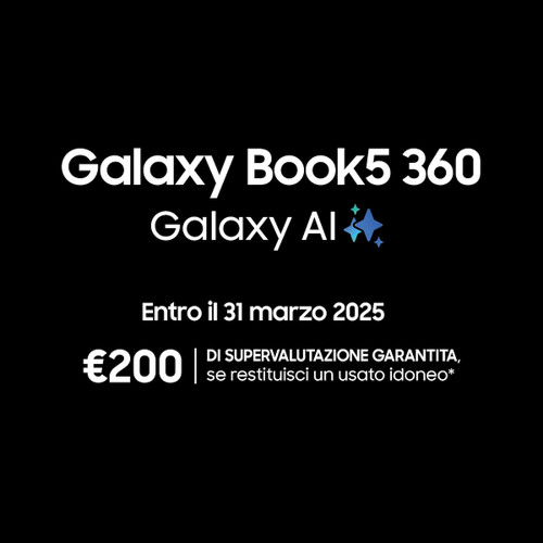 SAMSUNG - Samsung Galaxy Book5 360 è un potente Laptop 2-in-1 con processore Intel Core Ultra 7 e prestazioni AI. - 2250000604 SAMSUNG - Samsung Galaxy Book5 360 è un potente Laptop 2-in-1 con processore Intel Core Ultra 7 e prestazioni AI. - 2250000604