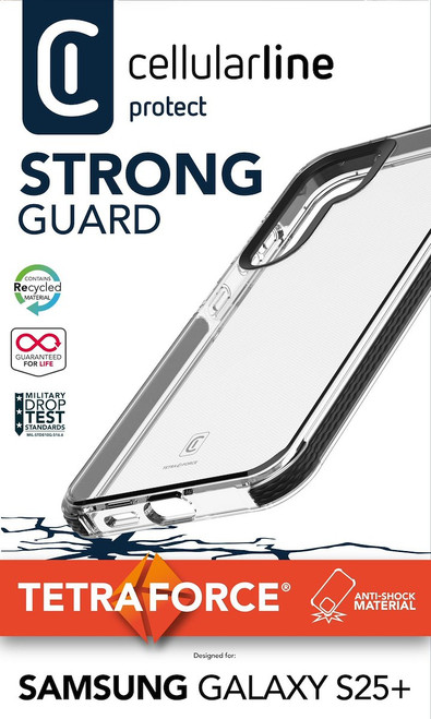 CELLULARLINE - TETRA FORCE STRONG GUARD - GALAXY S25+ - 2250001511