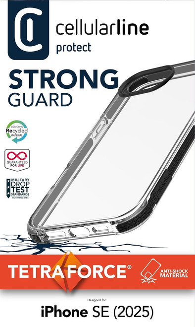 CELLULARLINE - TETRA FORCE STRONG GUARD - IPHONE 16E - 2250002620