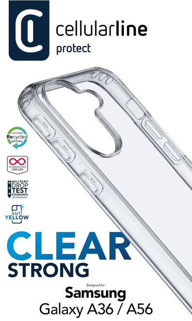 CELLULARLINE - CLEAR PROTECT - GALAXY A36/A56 - 2250002623