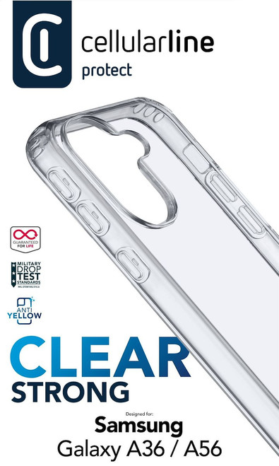 CELLULARLINE - CLEAR PROTECT - GALAXY A36/A56 - 2250002623