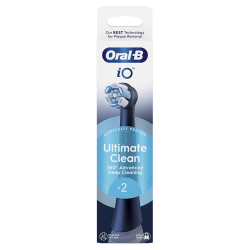 ORAL-B - OB PW REFILL ULTIMATE CLEAN BLACK X2CT - 2250000741