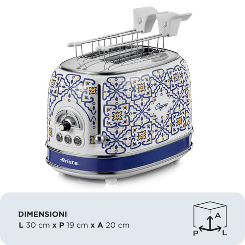 ARIETE - 155 TOSTAPANE CAPRI, 810W, 2 FETTE, 6 LIVELLI DI - 2240021681