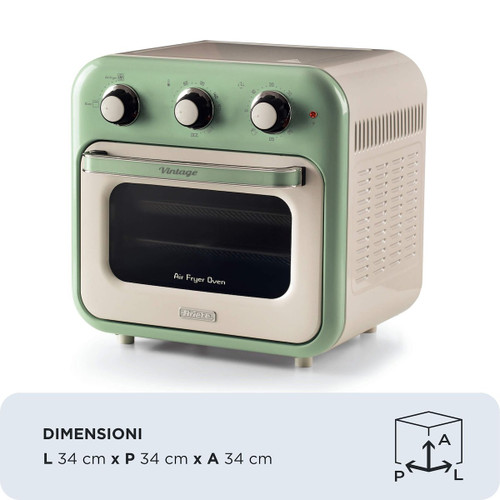 ARIETE - 4632 FRIGGITRICE AD ARIA E FORNO VINTAGE, 1400W, - 2240017136