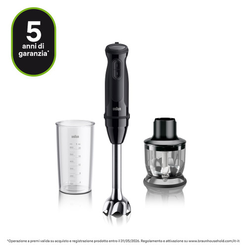 BRAUN - MINIPIMER MULTIQUICK 3 MQ30201M - 2250001537 BRAUN 0 | Trony.it