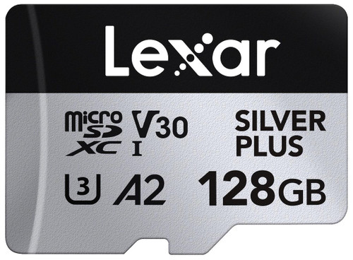 LEXAR - 128GB LEXAR MICROSDXC SILVER PLUS A2 V30 - 2240022703