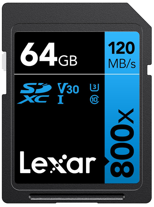 LEXAR - 64GB SDXC 800X PRO - 2240020414 LEXAR - 64GB SDXC 800X PRO - 2240020414