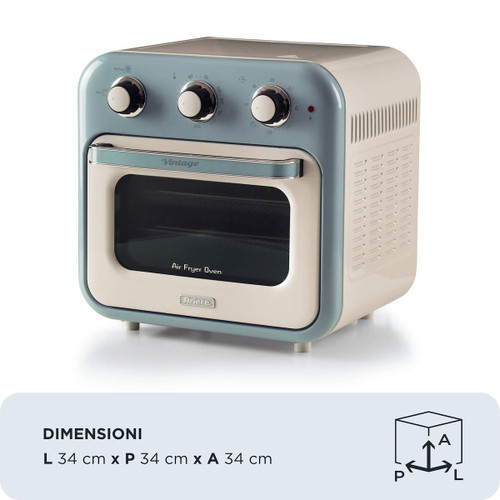 ARIETE - 4632 FRIGGITRICE AD ARIA E FORNO VINTAGE, 1400W, - 2240017647