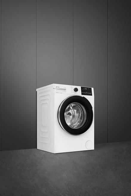SMEG - Lavatrice libera installazione, 9 kg, classe A, 1400 giri, 15 programmi, motore inverter, opzione vapore - 2250001493