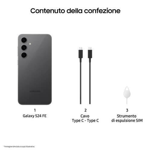 VODAFONE - Galaxy S24 FE 8+128GB Graphite - 2240020582