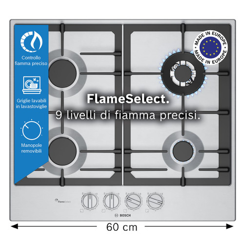 BOSCH - PCH6A5I90 PIANO COTTURA A GAS 60 CM - 2250003975