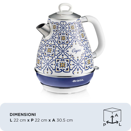ARIETE - 2869 BOLLITORE CAPRI, BOLLITORE ELETTRICO, 1,7L, - 2240021608