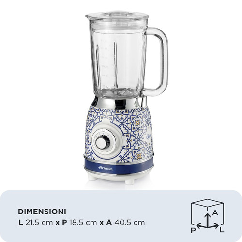 ARIETE - 583 FRULLATORE CAPRI CON TAZZA IN VETRO DA 1,5 LI - 2240021680