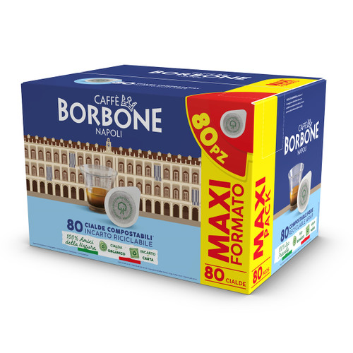 CAFFE' BORBONE - CIALDA MISCELA DECISA 80PZ - 2240018949 CAFFE' BORBONE - CIALDA MISCELA DECISA 80PZ - 2240018949