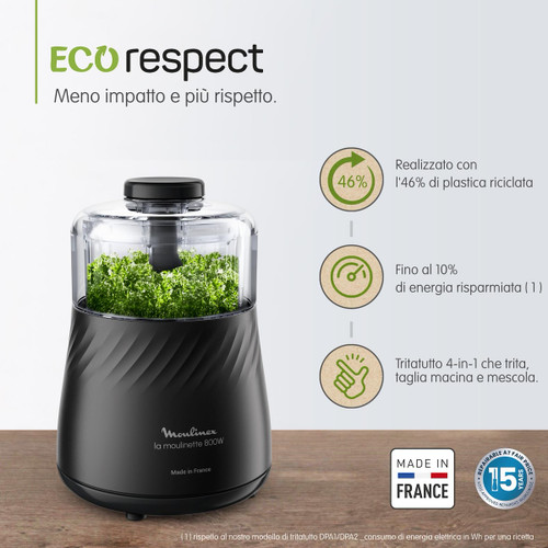 MOULINEX - Il tritatutto ad alte prestazioni caratterizzato da un eco-design - 2240019970