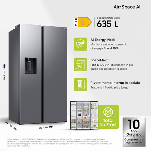 Samsung Electronics Italia Spa - RS70F65KETEF - 2250003742