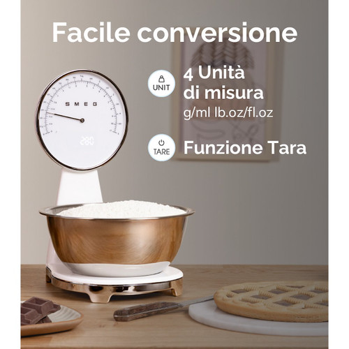 SMEG - Smeg Bilancia da cucina 50's Style - Nero LUCIDO - KSF01BLWW - 2240022952