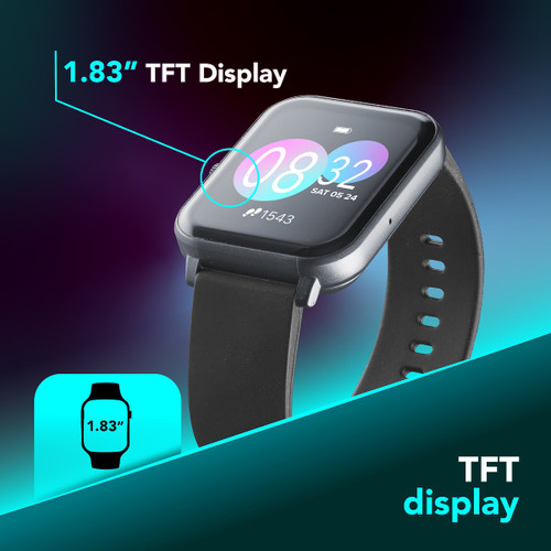 CELLULARLINE - SMARTWATCH ION PRO BLUETOOTH SQUARE 1.83&QUOT; NE - 2240022541