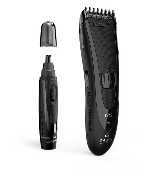 GAMA - SET TRIMMER E TAGLIACAPELLI BLACK TITANIUM T744 - 2230001734 GAMA 0 | Trony.it