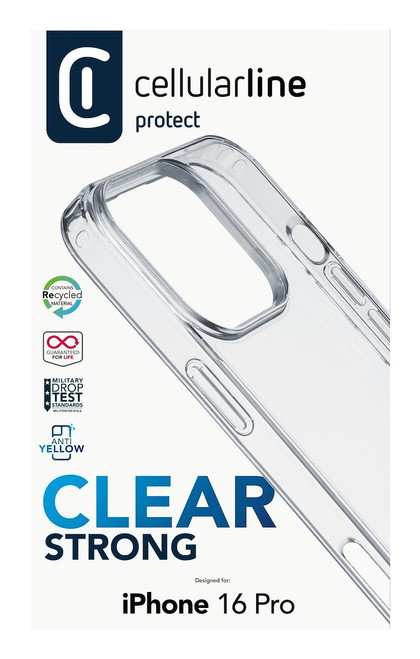 CELLULARLINE - CLEAR STRONG - IPHONE 16 PRO - 2240019655
