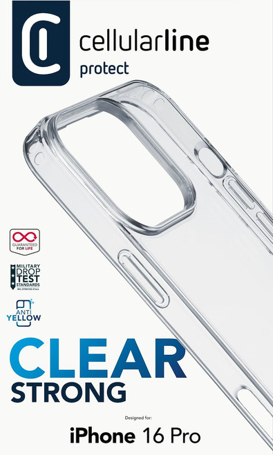 CELLULARLINE - CLEAR STRONG - IPHONE 16 PRO - 2240019655