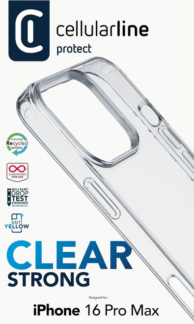 CELLULARLINE - CLEAR PROTECT - IPHONE 16 PRO MAX - 2240019633