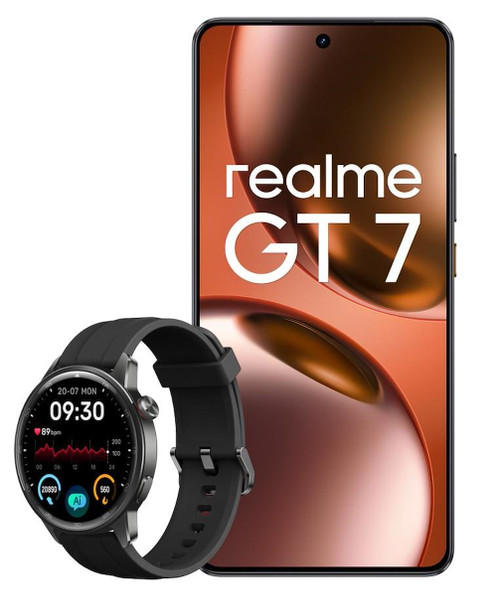 REALME - REALME BUNDLE GT7 5G ICE SENSE BLACK (512 GB 12GB) - 2250005986 REALME - REALME BUNDLE GT7 5G ICE SENSE BLACK (512 GB 12GB) - 2250005986