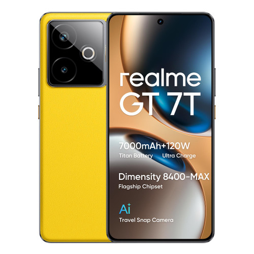 REALME - REALME GT7 T 5G RACING YELLOW (512 GB 12GB) - 2250005990 REALME - REALME GT7 T 5G RACING YELLOW (512 GB 12GB) - 2250005990