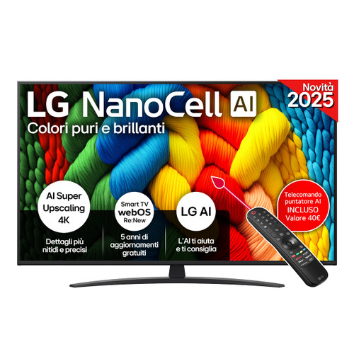 LG ELECTRONICS - NANOCELL AI NANO81 55NANO81A6A - 2250005250 LG ELECTRONICS - NANOCELL AI NANO81 55NANO81A6A - 2250005250
