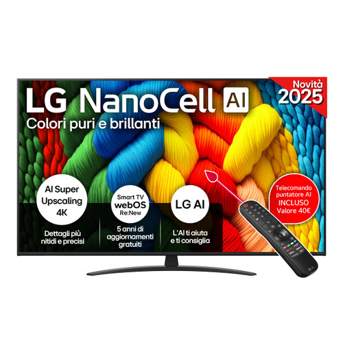 LG ELECTRONICS - NANOCELL AI NANO81 65NANO81A6A - 2250005249 LG ELECTRONICS - NANOCELL AI NANO81 65NANO81A6A - 2250005249