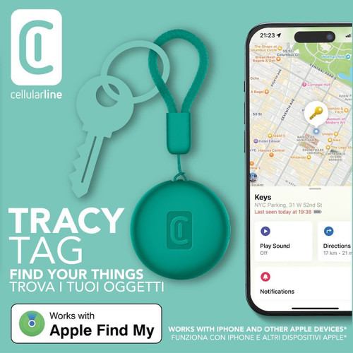 CELLULARLINE - TRACY TAG - DESIGNED FOR IOS - 2240023482