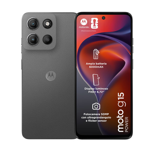 MOTOROLA - MOTO G15 POWER 8/512 GRAVITY GREY - 2250005535