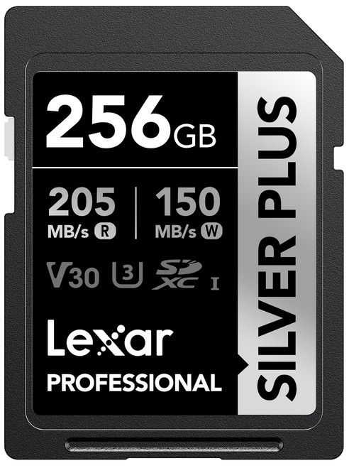 LEXAR - 256GB LEXAR PRO SILVER PLUS SDHC V30 U3 - 2250001550 LEXAR - 256GB LEXAR PRO SILVER PLUS SDHC V30 U3 - 2250001550