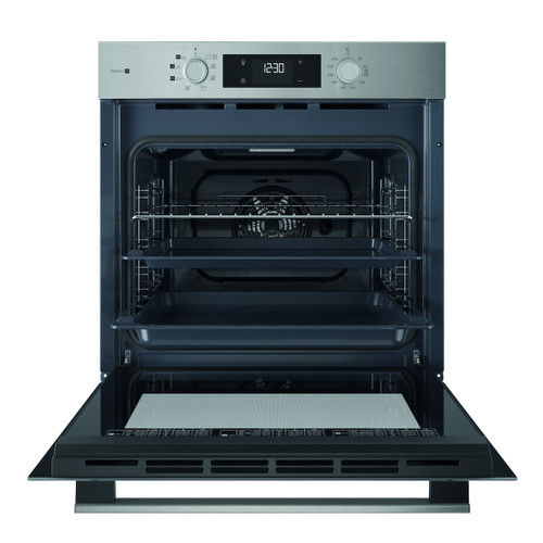 HOTPOINT ARISTON - HAO 255HS X Forno Multifunzione inox con display e manopole esterne, ActiveSteam, Idrolisi - 2250006958