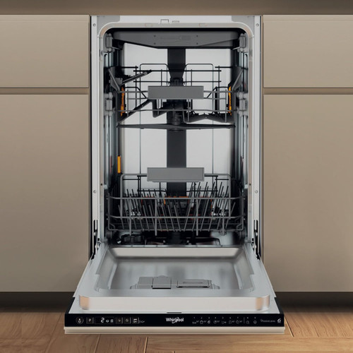 WHIRLPOOL - WH6IC11BS7LA0 Lavastoviglie BI 45 cm classe C, 11 coperti, Terzo cesto fisso, Power Clean PRO, Display Digitale, 41 dba - 2250006930
