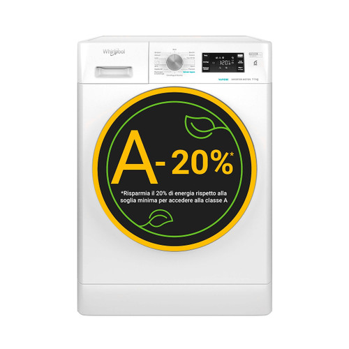 WHIRLPOOL - FFB 1148 BSV IT LAVATRICE 11KG, CLASSE A-20% - 2240023879