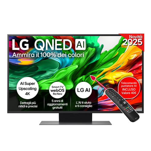 LG ELECTRONICS - QNED EVO AI QNED86 43QNED86A6C - 2250004800 LG ELECTRONICS - QNED EVO AI QNED86 43QNED86A6C - 2250004800