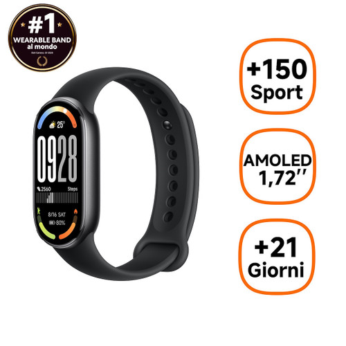XIAOMI - Sport tracker per il monitoraggio dell'attività sportiva e del benessere - 2250009176