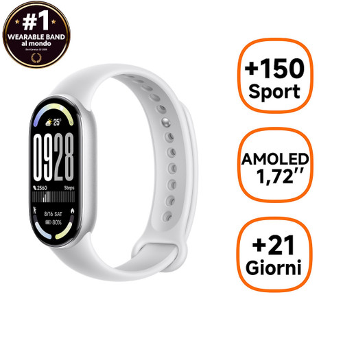 XIAOMI - Sport tracker per il monitoraggio dell'attività sportiva e del benessere - 2250009175